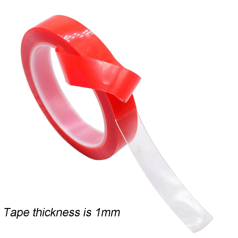 3M Car Strong Double Sided Adhesive Stickers Tape Nano Transparent Reusable Waterproof Auto Tape Clean Tools Car Protect Sticker