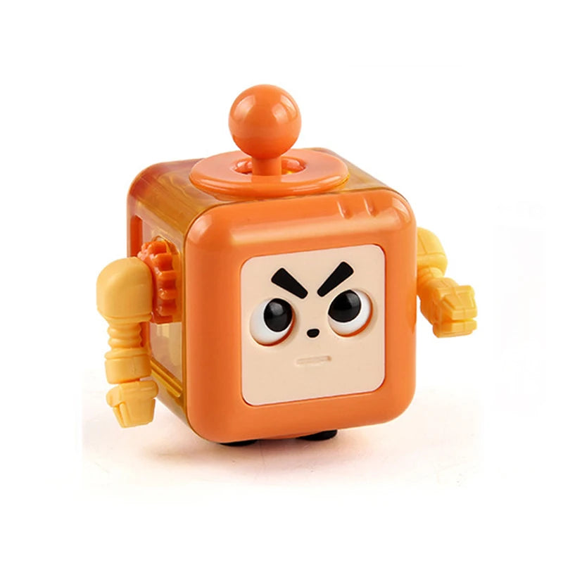 6/12 Sides Cube Decompression Toy Rainbow Stress Relief Autism ADHD OCD Anxiety Sensory Toys Fingertip Desk Toy for Kids Adult