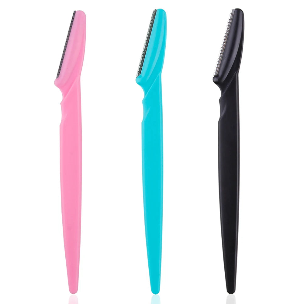 3/4/10Pcs Eyebrow Trimmer Face Blade Shaver Portable Eye Brow Epilation Hair Removal Safety Eyebrow Cutting Woman Makeup Tools
