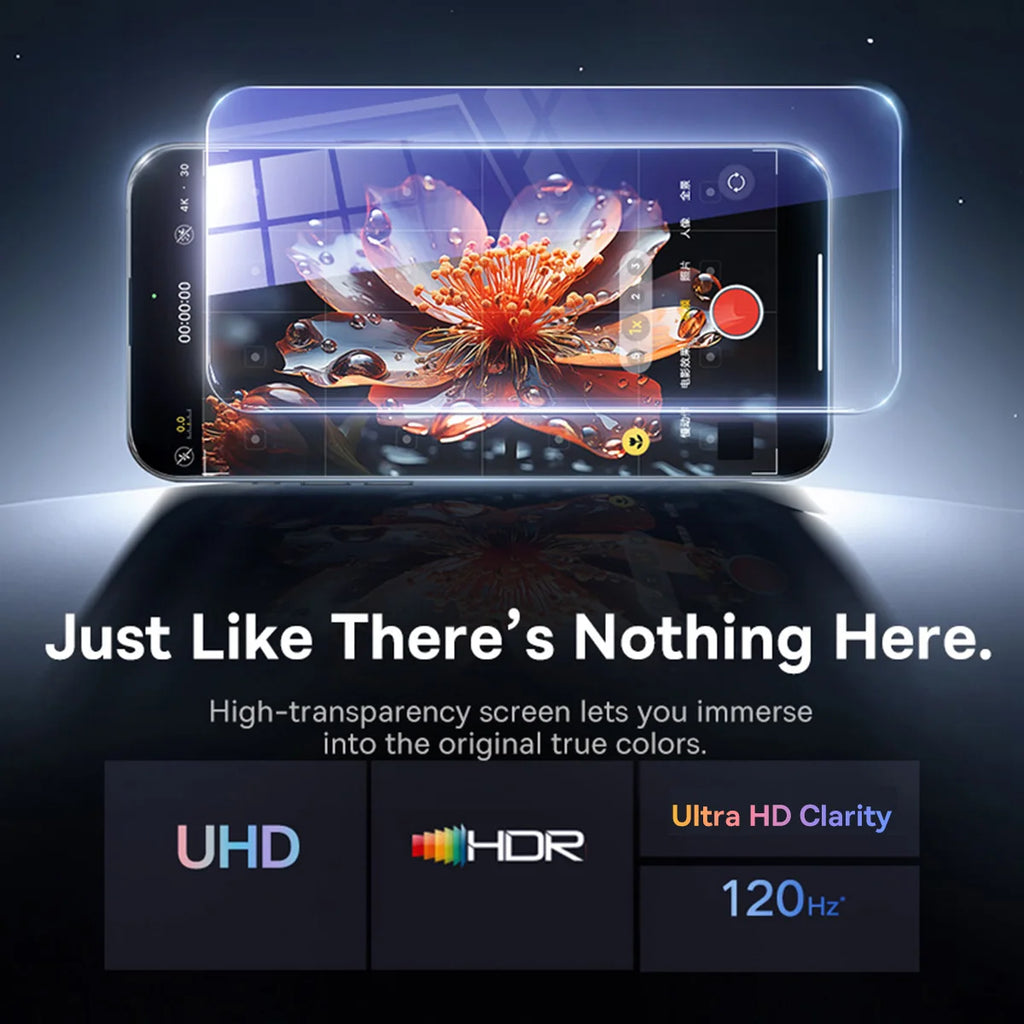 Ochranné sklo Baseus z tvrdeného skla pre iPhone 17 16 Pro Max s priehľadnými hranami a proti odlupovaniu obrazovky pre iPhone 15 14 13 12 11 Pro Max