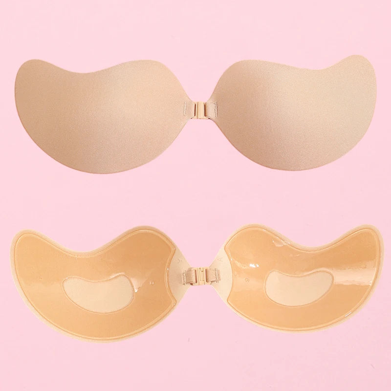 1-dielna neviditeľná nalepovacia liftingová podprsenka, bezšvová push-up podprsenka bez ramienok, dámska spodná bielizeň a doplnky k spodnej bielizni 