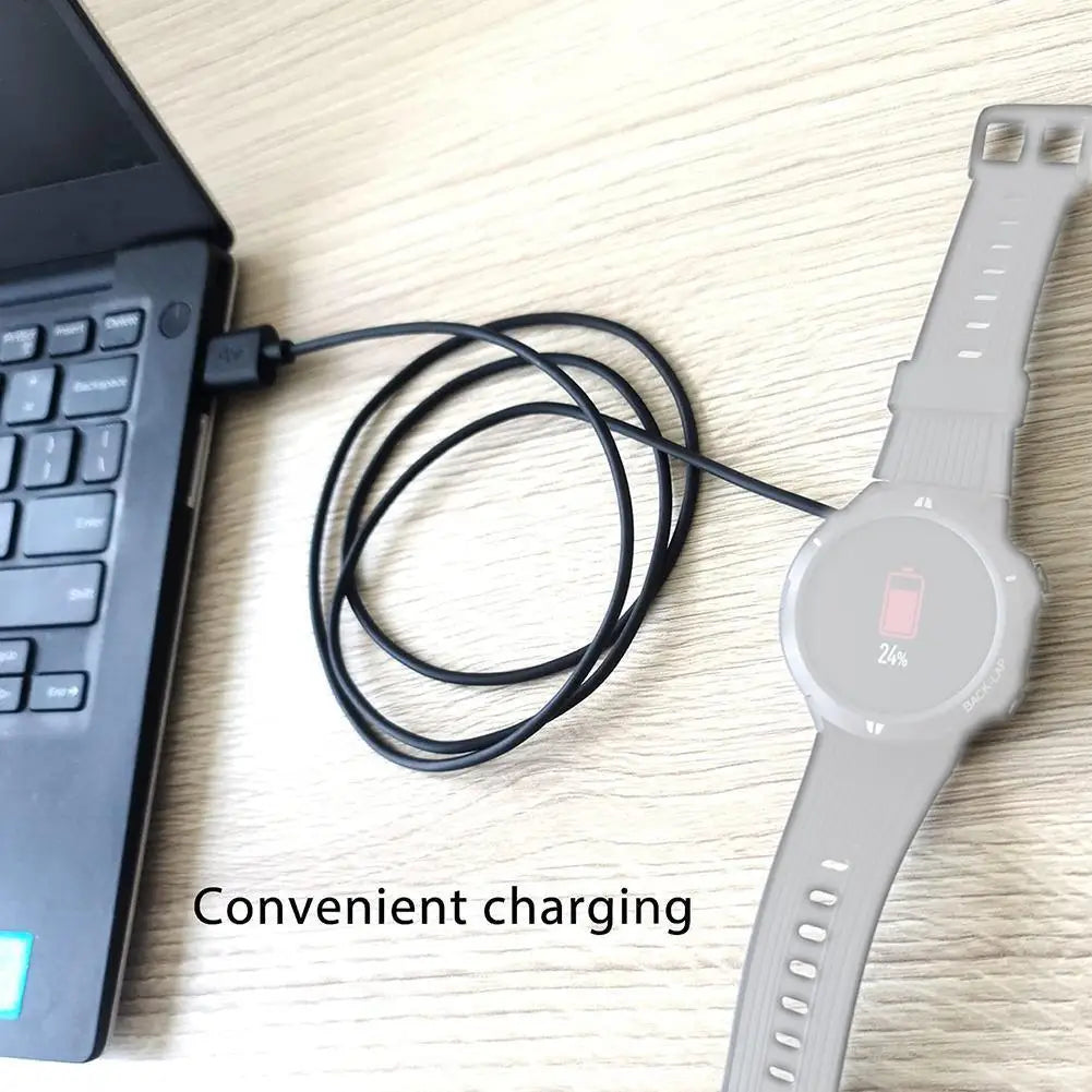 Magnetic Charge Charging Cable For Smart Watch For 2 Pins 2.84/4/7.62mm Distances Black Novel USB Power Charger Cables Universal