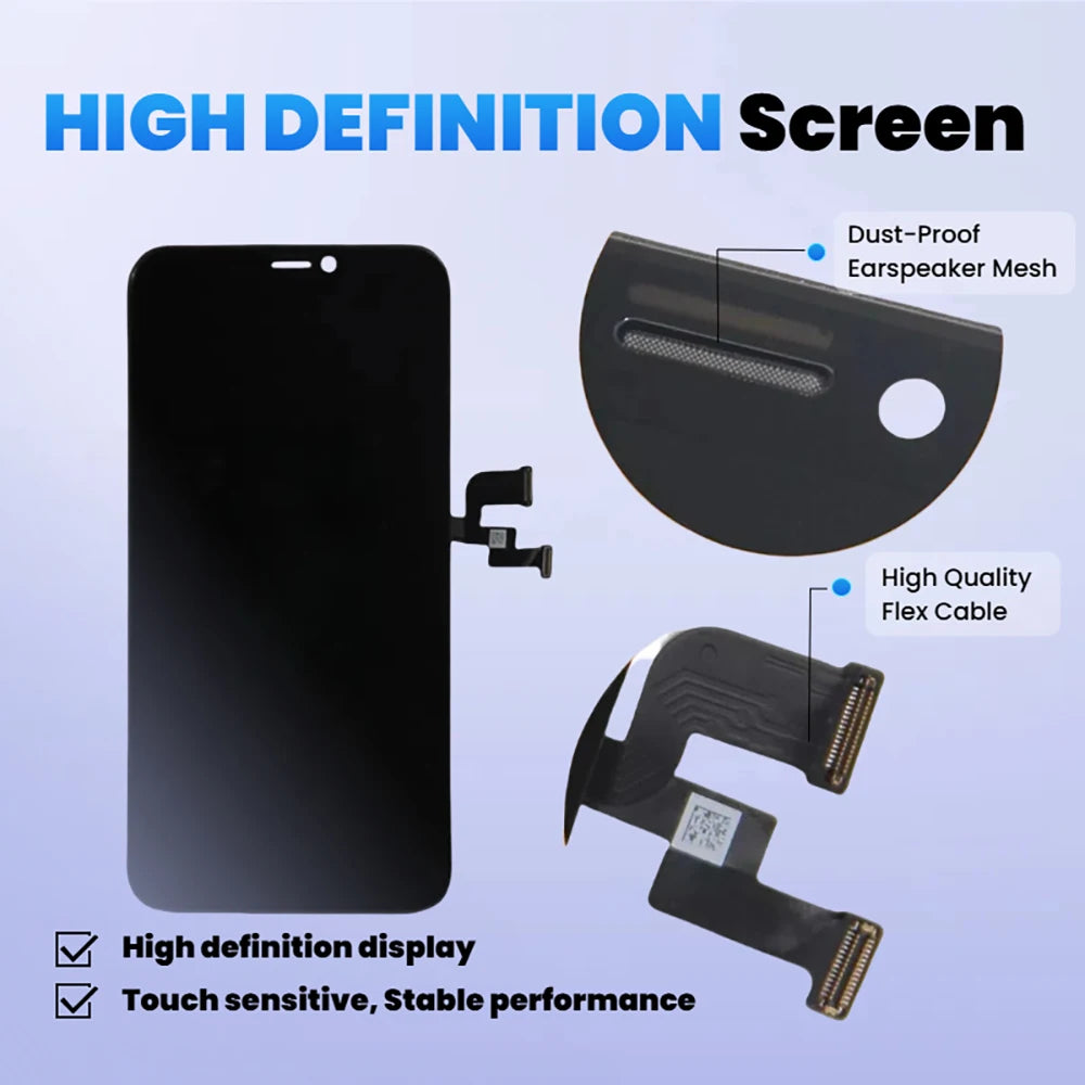 AAAA Grade For iPhone 6 6S 7 8 Plus X XR XS MAX 11 LCD Perfect 3D Touch Screen Digitizer Assembly For iPhone 12 13 PRO Display