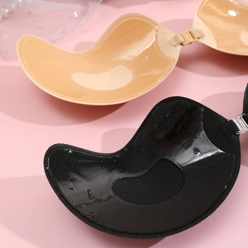 1-dielna neviditeľná nalepovacia liftingová podprsenka, bezšvová push-up podprsenka bez ramienok, dámska spodná bielizeň a doplnky k spodnej bielizni 