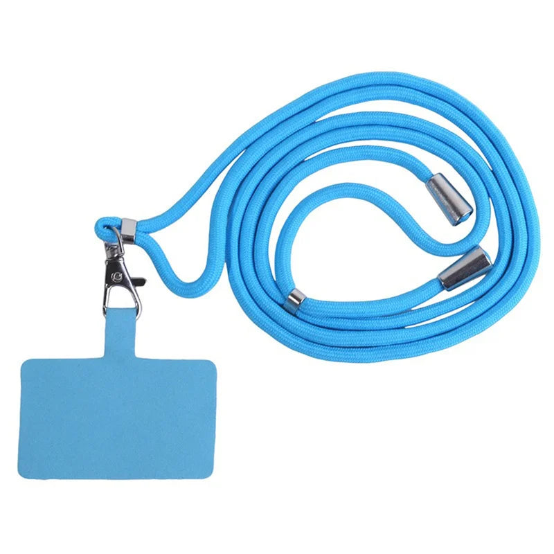 NEW Adjustable Phone Lanyard Detachable Neck Cord Lanyard Strap Carabiner Compatible Pendant With Card For Mobile Key Fob Colors