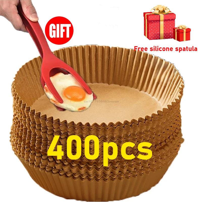 20cm Air Fryer Paper Liner Pastry Accessories Airfryer Cooking Baking Paper Tool Aerogrill Parchment Oven Disposable Dishes