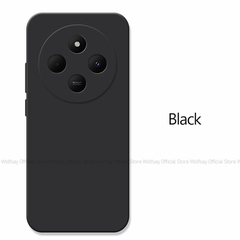 For Xiaomi Redmi 14C Case Xiaomi Redmi 14C 4G Cover Funda Luxury TPU Shockproof Liquid Silicone Phone Cover For Xiaomi Redmi 14C