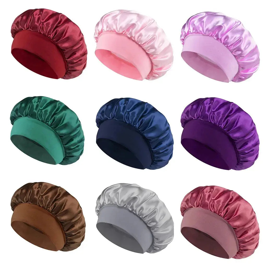 Satin Hair Bonnet for Sleeping - Hair Care Cap