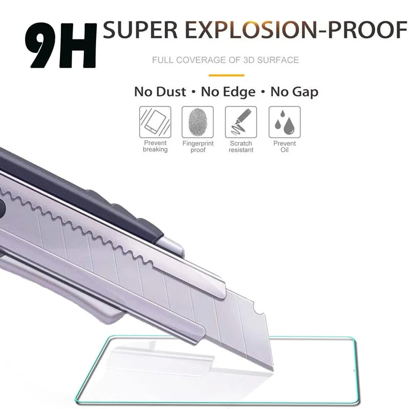 4PCS Tempered Glass for Google Pixel 9 10 8 Pro 9A 8A 7 7A 6 6A 5 4A 4 XL 3 Protective Transparent Screen Protector Film Glass