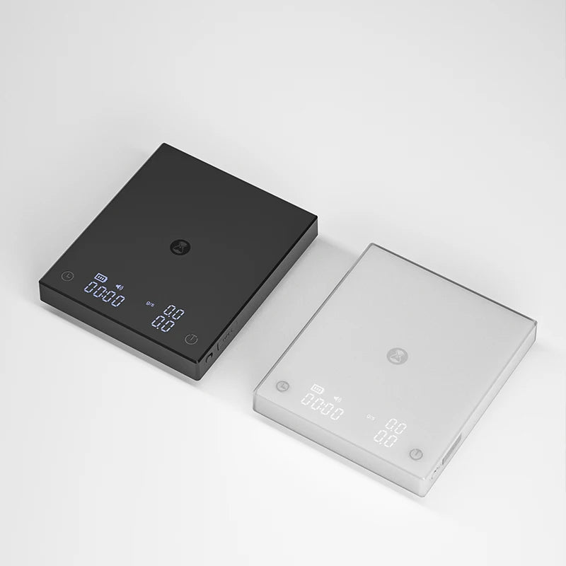 TIMEMORE Store Black Mirror Basic+2 Plus Nová digitálna kuchynská váha na kávu a potraviny s časom USB ľahká mini digitálna váha 